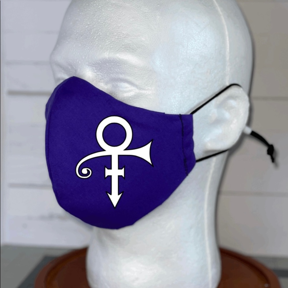 Prince face mask glow in the Dark